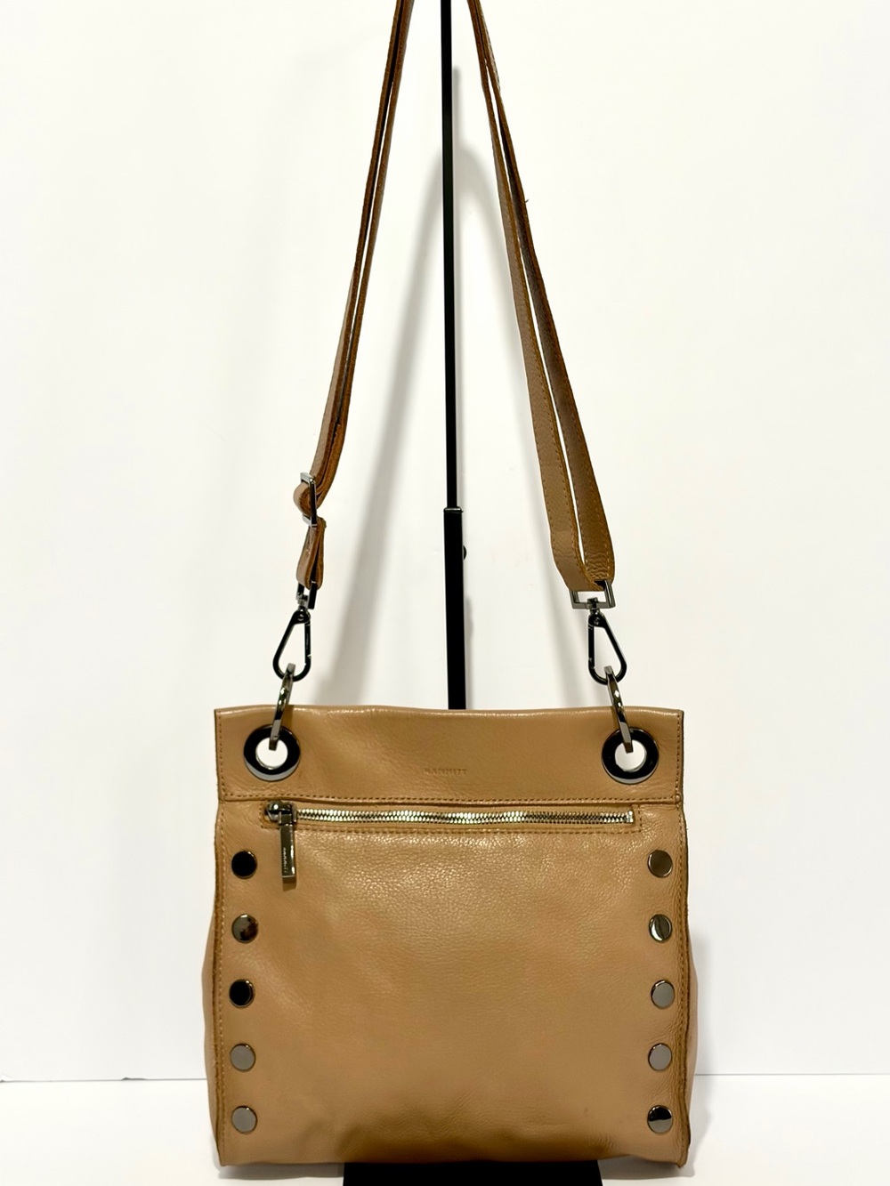 Hammitt Tony Medium Crossbody Bag In Biscotti With Gunmetal Hardware